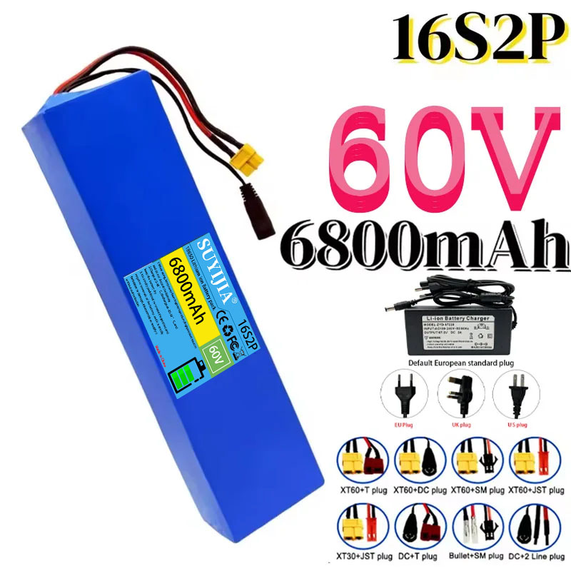 60V 30Ah Electric Scooter Battery - Akumulator litowy 16S2P, 60V, 6.8Ah, ogniwa