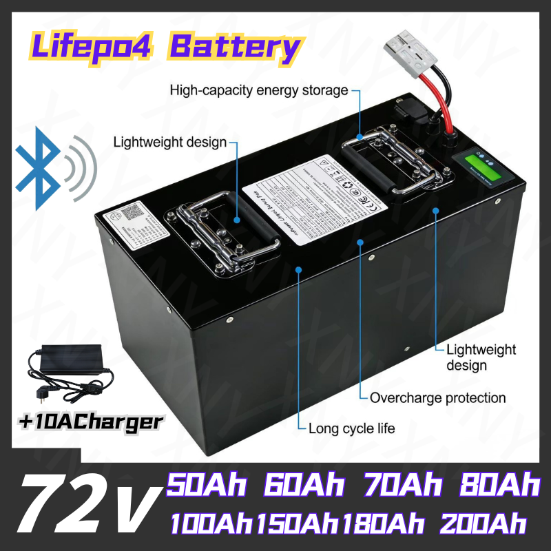 72V 60Ah Lifepo4 Battery Pack - Akumulator litowy XNY-72V LifePo4 50Ah 60AH