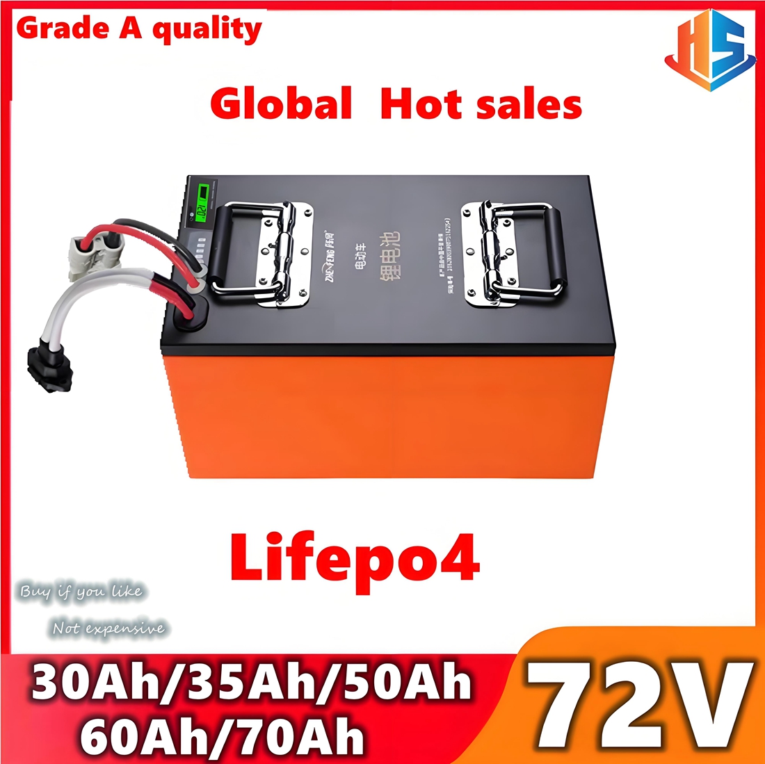 72V 60Ah Lifepo4 Battery Pack - Skuter EV 72V 50Ah 60Ah 35Ah