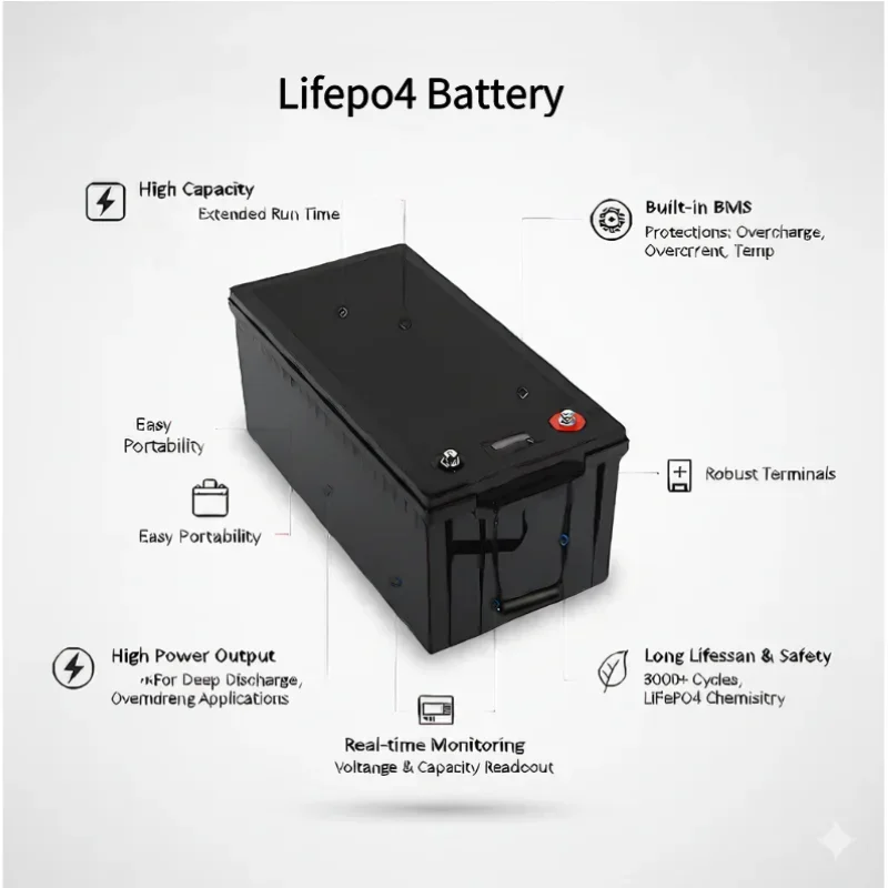 Akumulator LiFePO4 48V 50/100/ – 72V 60Ah Lifepo4 Battery Pack recenzja i cena
