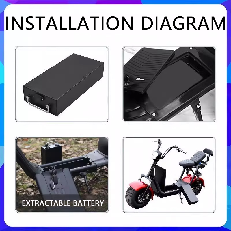 Nowa bateria litowa 60V 30Ah 4 – 60V 30Ah Electric Scooter Battery recenzja i cena